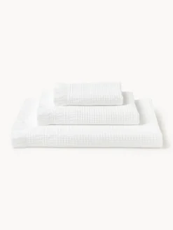 Toallas|Mantas>Westwing Collection Toallas tipo gofre Yara, tamaños diferentes Blanco