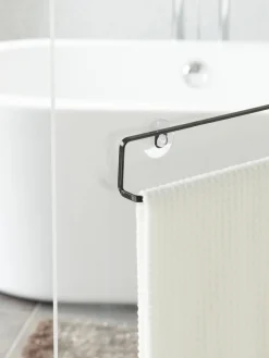 Toalleros|Jarrones>Yamazaki Toallero con ventosas Tower Negro