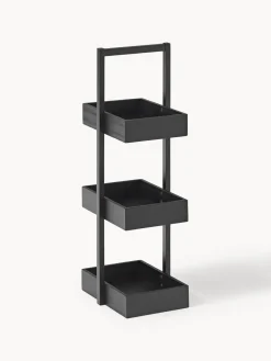 Armarios De Baño|Estanterías De Baño>Westwing Collection Toallero de bambú Kit Negro