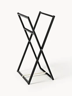 Toalleros|Jarrones>Westwing Collection Toallero de bambú Kit Negro