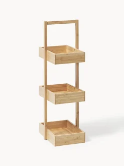 Toallero de bambú Kit Armarios De Baño|Estanterías De Baño