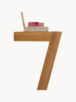 Toalleros|Estanterías De Baño></noscript> Toallero de pared de teca Kuveni