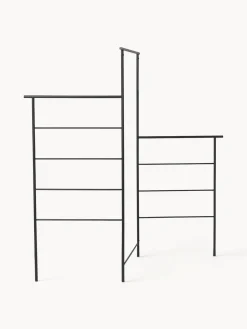 Toalleros|Estanterías De Baño>Ferm Living Toallero metálico plegable Dora Negro mate