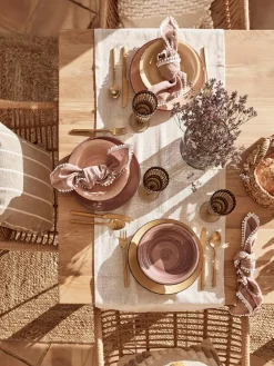 Vajilla artesanal Baita, 6 comensales (18 pzas.) Vajillas Completas|Menaje De Mesa