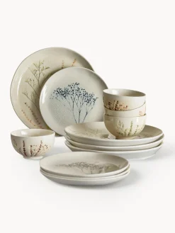 Vajillas Completas|Menaje De Mesa>Bloomingville Vajilla artesanal Bea, 4 comensales (12 pzas.)