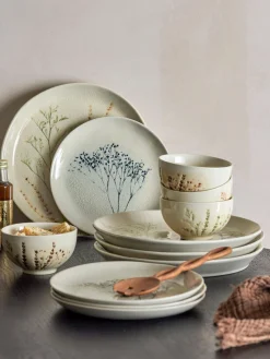Vajillas Completas|Menaje De Mesa>Bloomingville Vajilla artesanal Bea, 4 comensales (12 pzas.)