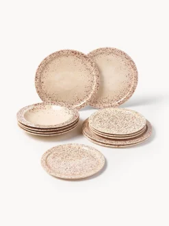 Online Vajilla artesanal Bernardo, 4 comensales (12 piezas) Vajillas Completas|Menaje De Mesa