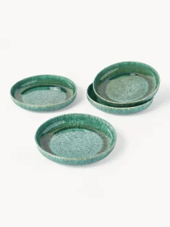 Best Vajilla artesanal con esmalte reactivo Pam, 4 comensales (12 pzas.) Vajillas Completas|Menaje De Mesa