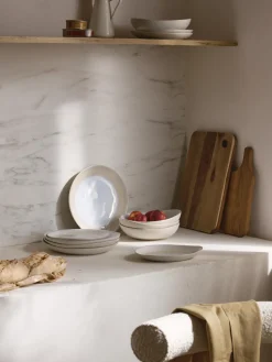 Vajillas Completas|Menaje De Mesa>Westwing Collection Vajilla artesanal con esmalte reactivo Alcina, 4 comenzales (12 pzas.)