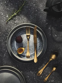 Clearance Vajilla artesanal con esmalte reactivo Pam, 4 comensales (12 pzas.) Vajillas Completas|Menaje De Mesa