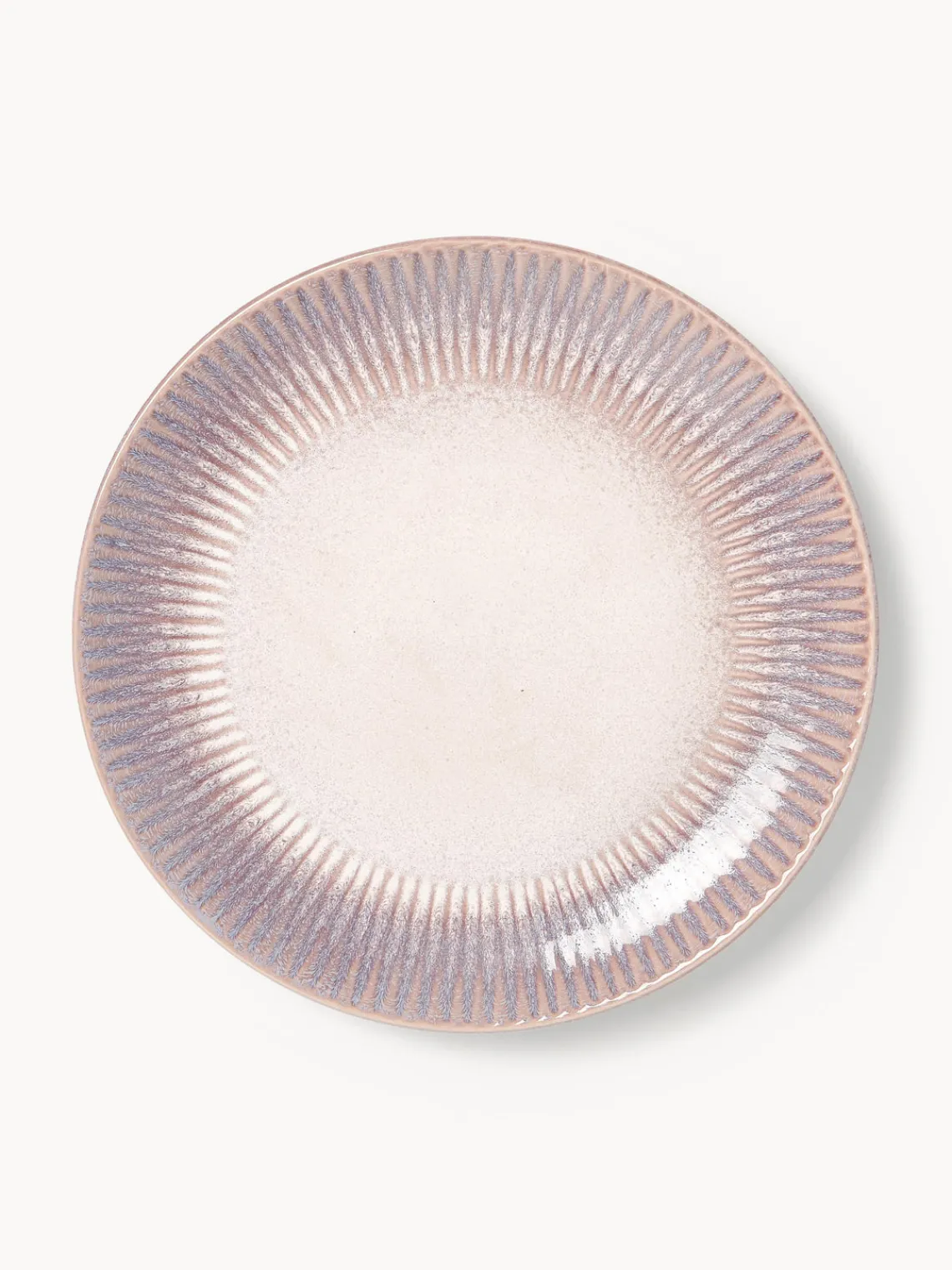 Vajillas Completas|Menaje De Mesa>Westwing Collection Vajilla artesanal con esmalte reactivo Vinci, 4 comensales (12 pzas) Lavanda y tonos rosas con gradiente de color