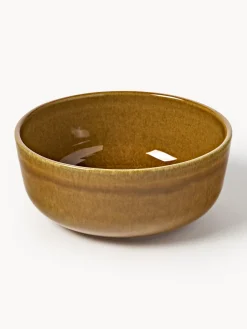 Vajillas Completas|Menaje De Mesa></noscript>Westwing Collection Vajilla artesanal con esmalte reactivo Ethel (12 pzas.) Blanco, ocre