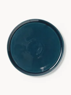 Outlet Vajilla artesanal con esmalte reactivo Ethel, 4 comensales (12 pzas.) Menaje De Mesa