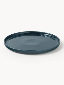 Outlet Vajilla artesanal con esmalte reactivo Ethel, 4 comensales (12 pzas.) Menaje De Mesa