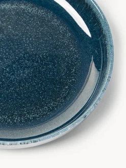 Outlet Vajilla artesanal con esmalte reactivo Ethel, 4 comensales (12 pzas.) Menaje De Mesa