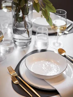 Sale Vajilla artesanal de porcelana Salt, 4 comensales (12 pzas.) Vajillas Completas|Menaje De Mesa