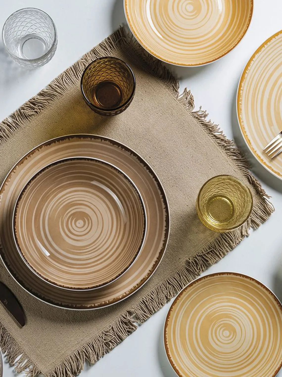 Platos Llanos|Vajillas Completas>Villa D'Este Home Tivoli Vajilla Baita, 6 comensales, 18 pzas.