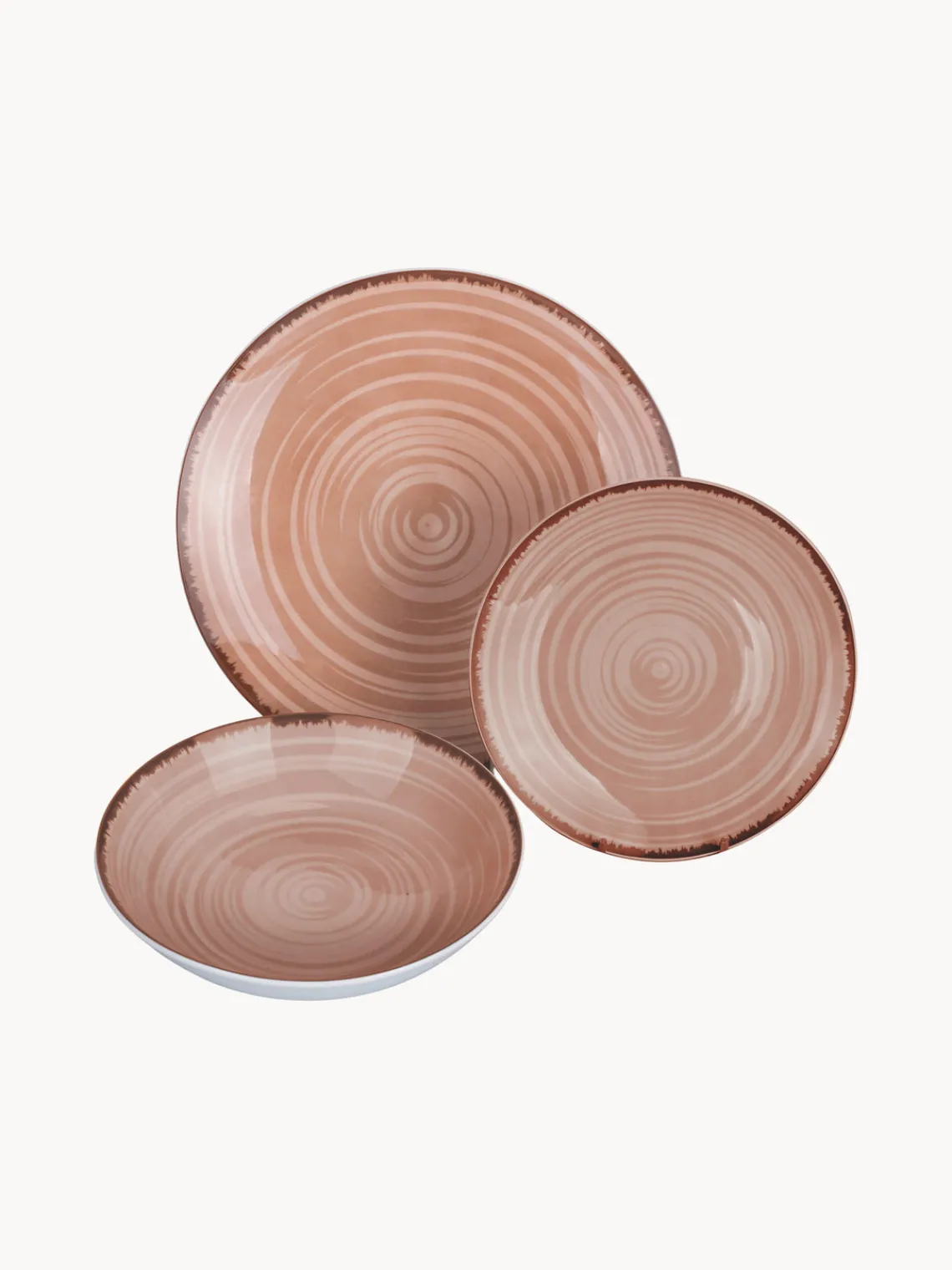 Platos Llanos|Vajillas Completas>Villa D'Este Home Tivoli Vajilla Baita, 6 comensales, 18 pzas.