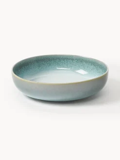 Vajillas Completas|Menaje De Mesa></noscript>Westwing Collection Vajilla con esmalte reactivo Havana, 12 pzas. Tonos azules