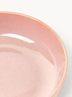 Vajillas Completas|Menaje De Mesa></noscript>Westwing Collection Vajilla con esmalte reactivo Havana, 4 comensales (12 pzas.) Tonos rosas y naranjas