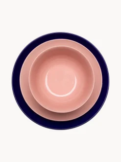Vajillas Completas|Menaje De Mesa></noscript>SERAX Vajilla con esmalte reactivo Feast , 4 comensales (12 pzas.) Rosa oscuro, azul oscuro, blanco