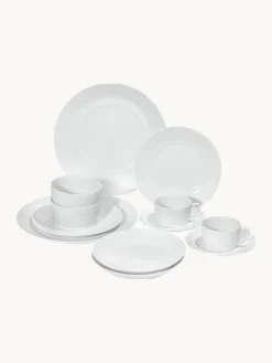 Outlet Vajilla de porcelana artesanal Cosmopolitan, 2 comensales (14 pzas.) Vajillas Completas|Menaje De Mesa