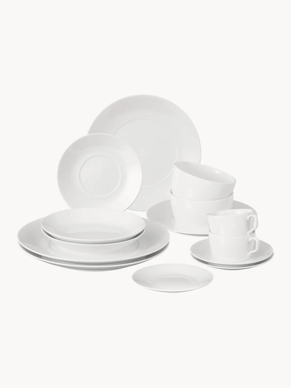 Outlet Vajilla de porcelana artesanal Cosmopolitan, 2 comensales (14 pzas.) Vajillas Completas|Menaje De Mesa