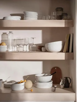 Vajillas Completas|Menaje De Mesa></noscript>GEORG JENSEN Vajilla de porcelana Bernadotte, 1 comensal (3 pzas.)