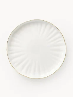 Discount Vajilla de porcelana con relieves Sali, 4 comensales (12 pzas.) Vajillas Completas|Menaje De Mesa