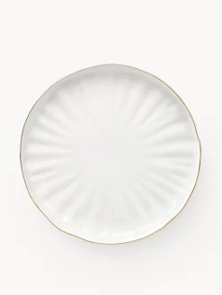 Discount Vajilla de porcelana con relieves Sali, 4 comensales (12 pzas.) Vajillas Completas|Menaje De Mesa