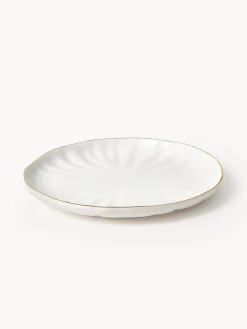 Discount Vajilla de porcelana con relieves Sali, 4 comensales (12 pzas.) Vajillas Completas|Menaje De Mesa