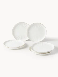 Clearance Vajilla de porcelana con relieves Sali, 6 comensales (30 pzas.) Vajillas Completas|Menaje De Mesa