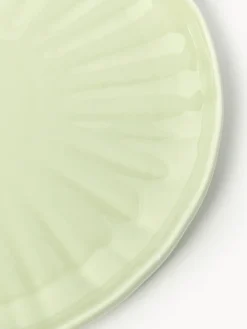 Vajillas Completas|Menaje De Mesa></noscript>Westwing Collection Vajilla de porcelana con relieves Sali, 4 comensales (12 pzas.) Verde claro