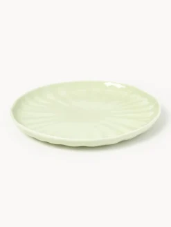 Vajillas Completas|Menaje De Mesa></noscript>Westwing Collection Vajilla de porcelana con relieves Sali, 4 comensales (12 pzas.) Verde claro