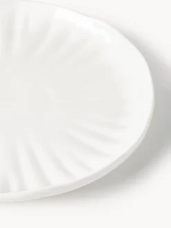 Vajillas Completas|Menaje De Mesa></noscript>Westwing Collection Vajilla de porcelana con relieves Sali, 6 comensales (30 pzas.) Blanco