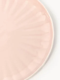 Vajillas Completas|Menaje De Mesa></noscript>Westwing Collection Vajilla de porcelana con relieves Sali, 4 comensales (12 pzas.) Rosa claro