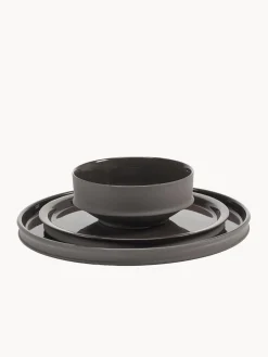 Vajillas Completas|Menaje De Mesa>SERAX Vajilla de porcelana con esmalte reactivo Dune, 4 comensales (12 pzas.)