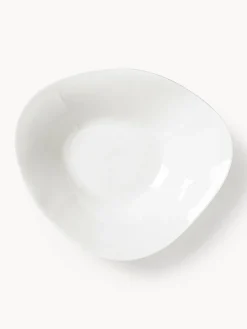 Vajilla de porcelana de forma orgánica Joana, 4 comensales (12 pzas.) Vajillas Completas|Menaje De Mesa