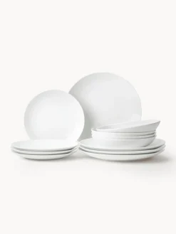 New Vajilla de porcelana Delight Modern, 4 comensales (12 pzas.) Vajillas Completas|Menaje De Mesa
