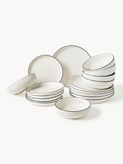 Outlet Vajilla de porcelana Facile, 6 comensales (18 pzas.) Vajillas Completas|Menaje De Mesa