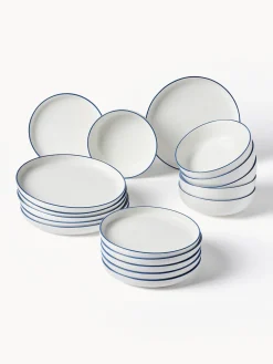 Best Vajilla de porcelana Facile, 6 comensales (18 pzas.) Vajillas Completas|Menaje De Mesa