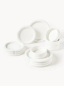 New Vajilla de porcelana Maira, 4 personas (12 pzas.) Vajillas Completas|Menaje De Mesa