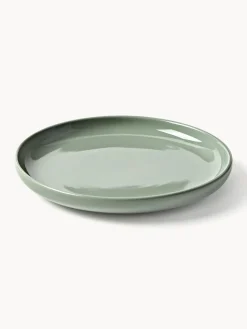 Vajillas Completas|Menaje De Mesa></noscript>Westwing Collection Vajilla de porcelana Nessa, 4 comensales (12 pzas.) Verde salvia brillante