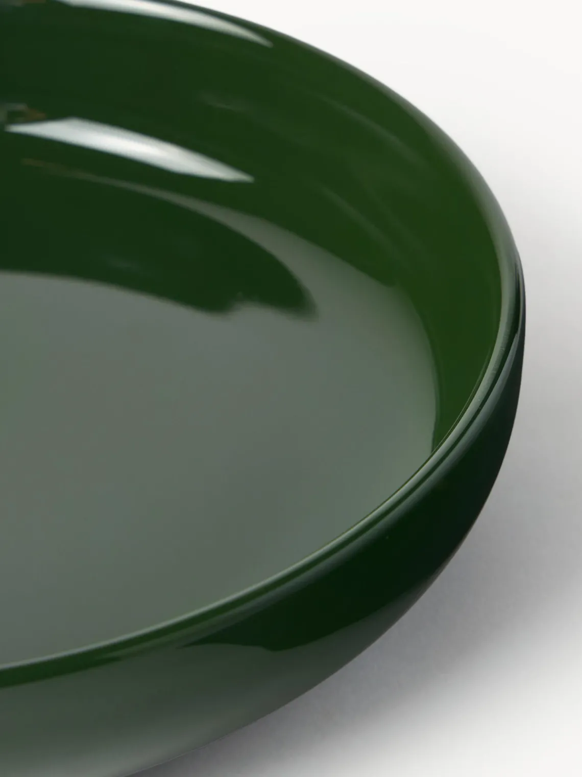 Vajillas Completas|Menaje De Mesa>Westwing Collection Vajilla de porcelana Nessa, 4 comensales (12 pzas.) Verde oscuro brillante