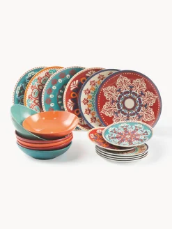 Best Vajilla de porcelana Shiraz, 6 comensales (18 pzas.) Vajillas Completas|Menaje De Mesa