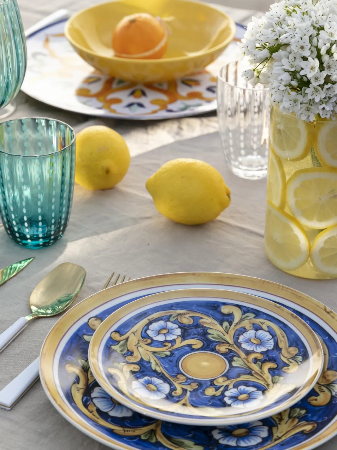 Vajillas Completas|Menaje De Mesa>Villa D'Este Home Tivoli Vajilla Sicilia, 6 comensales (18 pzas.)