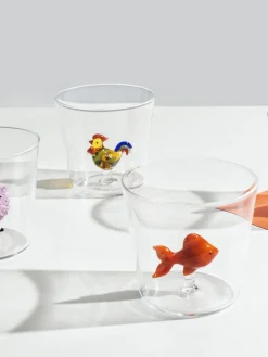 Vasos|Vajillas Completas>ICHENDORF Vaso artesanal Red Fish