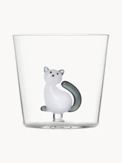 Hot Vaso artesanal Tabby Cat Vasos|Vajillas Completas