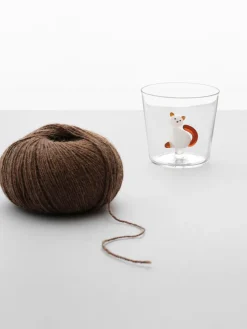 Online Vaso con cola de ámbar White Cat Vasos|Vajillas Completas