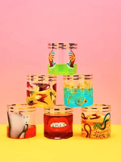 Vasos|Vajillas Completas>SELETTI Vaso de agua Toiletpaper